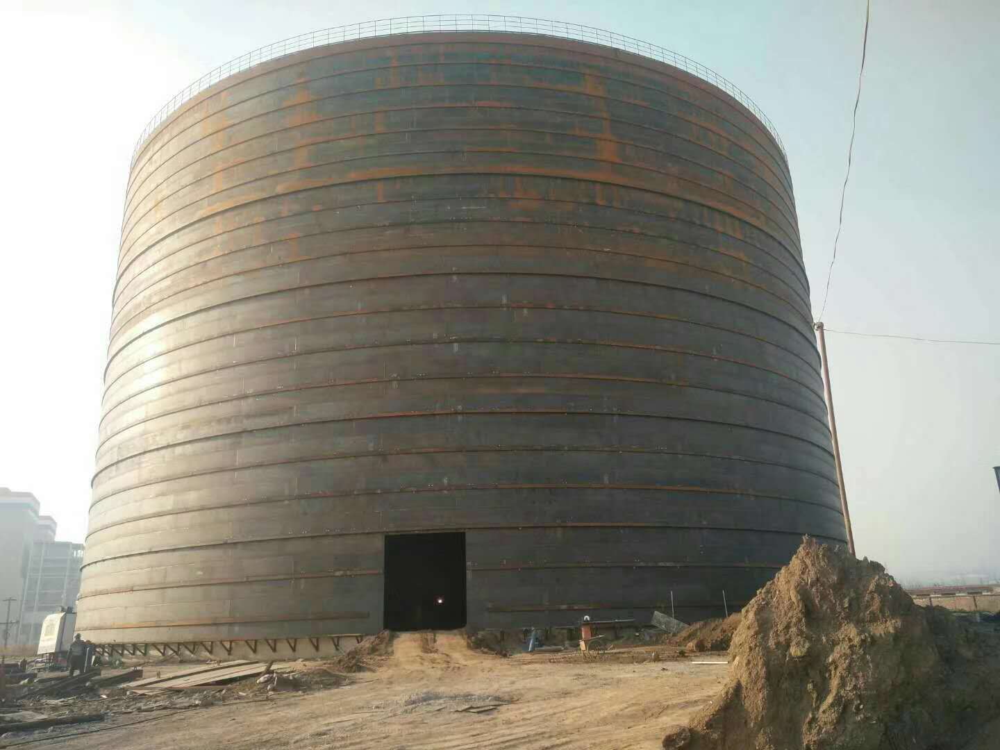 托喀依乡承建大型钢板库的好处及原理